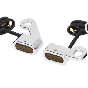 Mini-feux de moto, clignotants LED, adaptés aux accessoires de modification des clignotants Harley Glide et Softail - Product Image 6