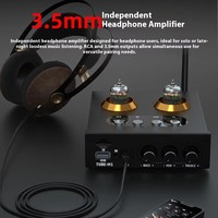 Vakumlu tüp preamplifikatör USB çalar ve kulaklık Amp HiFi ses ön Amp