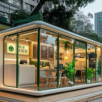 Maison préfabriquée de luxe sur mesure de 20 pieds ou 40 pieds, type Apple Cabin, pour usage en villa de vacances