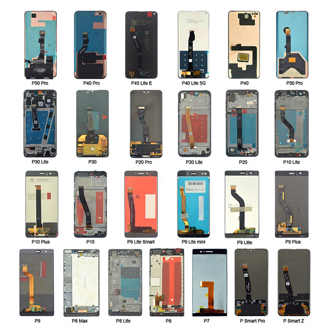 Replacement LCD Touch Digitizer with Glass for Huawei Y6P Smartphone 6.3" Screen 3-Year Warranty Mobile Phone Part