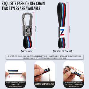 Portachiavi in Lega di Zinco e Gel di Silice per Chiavi Auto, Portachiavi Intelligente per Accessori BMW - Product Image 4