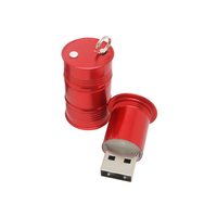 Clé USB en forme de mini bidon métallique, cadeau d'entreprise, 16 Go, 32 Go, 64 Go, disque de stockage, clé USB, cadeau