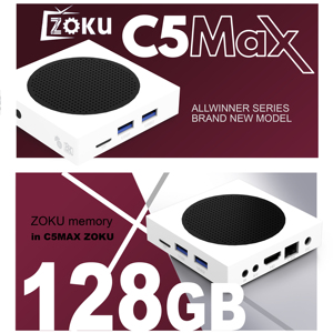 Zoku thông minh android14 <span class=keywords><strong>TV</strong></span> Box C5Max Allwinner h618 Quad core 4GB 128GB Rom 8K wifi6 tốc độ cao toàn cầu phiên bản OTT trực tuyến Máy nghe nhạc - Product Image 3