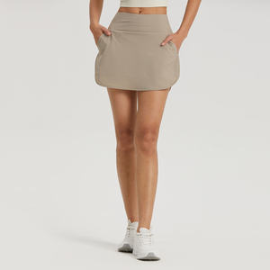 2 in 1 Stück Tennis röcke mit Seiten taschen Shorts Großhandel Damen Golf Sportswear - Product Image 5