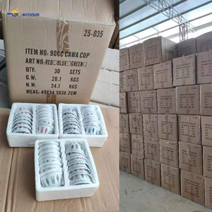 Offerta Speciale: Set di 12 Tazze in Ceramica a Doppia Parete Buna Cafe, Tazze da Caffè <span class=keywords><strong>Cini</strong></span> Ful, Tazze da Tè per Uso Musulmano, Etiope ed Eritreo, per il Mercato del Medio Oriente - Product Image 6