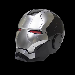 Nouvelle Arrivée 2026 <span class=keywords><strong>Casque</strong></span> <span class=keywords><strong>Iron</strong></span> <span class=keywords><strong>Man</strong></span> Mk5 Motorisé à Commande Vocale Automatique Cosplay Lumière LED Entièrement Noir Rechargeable USB Respirant - Product Image 6