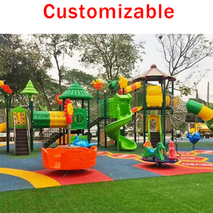 Tuv Rheinland gia cố nhôm trẻ em sân chơi ngoài trời thiết bị chống trượt trượt cho trẻ em trong bệnh viện - Product Image 5