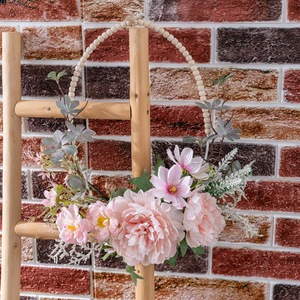 CallaFloral Mur de fleurs artificielles suspendu, Décoration de fleurs de prunier en tissu tissé plastique pour mariage et maison CF01440 - Product Image 1