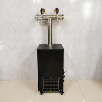 Machine de refroidissement automatique de bière à double robinet 40L en acier inoxydable, système de refroidissement par eau, unité de réfrigération industrielle