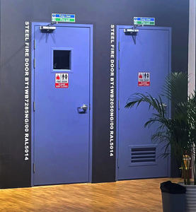 Fabricant chinois <span class=keywords><strong>BS</strong></span> porte de sécurité en acier coupe-feu portes coupe-feu en acier dubai - Product Image 5