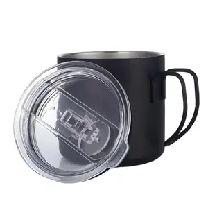 2023 CHUFENG Stainless Steel 304 Coffee Mug Double Wall Tumbler With Steel Wire handle Beer Mug Thermos Coffee Milk Cup