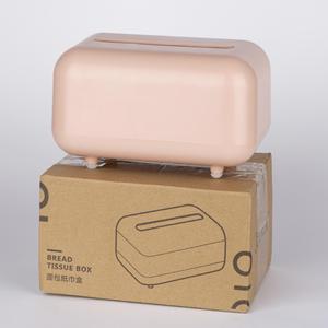 Bread Tissue Box Solid Color Covered Multi Purpose Storage For Living Room - Product Image 1