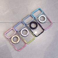 Nouvelle coque de protection magnétique à dégradé de couleurs avec support rotatif pour iPhone 18 Pro, compatible avec iPhone 17, 16, 15, 14, 13