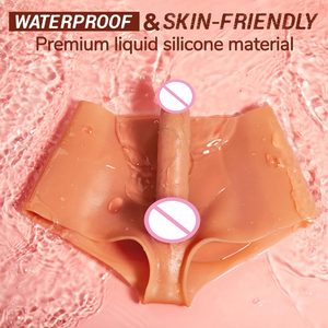Dildos en silicone réalistes à porter, culottes avec dildo réaliste pour femmes et lesbiennes, jouet sexuel pour adultes pour le point G vaginal et la prostate anale - Product Image 6