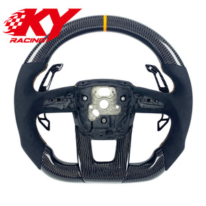 Volant de direction personnalisé de style sport en véritable fibre de carbone pour Lamborghini URUS Gallrado Aventador Hurcan LP550 LP560 LP570 - Product Image 1