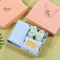 Super épais absorbant salle de bain dame femmes visage masque serviette serviette de bain cheveux secs bonnet 3 pièces saint valentin coffrets cadeaux