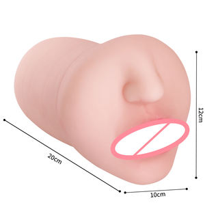 Mainan Seks Masturbasi untuk Pria Dewasa Mainan Seks Masturbasi Pria Simulasi Seks Oral Silikon Bibir Montok <span class=keywords><strong>Masturbator</strong></span> - Product Image 3
