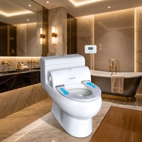 NAVISANI NS221C1 Couvercle de siège de toilette intelligent avec système de remplacement de film jetable – Siège de toilette hygiénique – Direct Usine