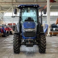 Tracteur agricole YTO Enginel 90HP 4 roues motrices, tracteur agricole multifonctionnel équipé pour l'agriculture