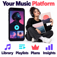 Solusi Aplikasi Streaming Musik Kustom untuk IOS Android Dengan Manajemen Daftar Putar Musik dan Pemutaran Offline LionCreate