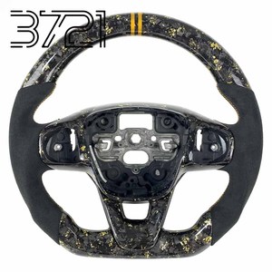 Volant sport racing amélioré en fibre de carbone forgée pour Ford Focus MK4 ST RS 2019-2024 - Pièces automobiles - Product Image 1