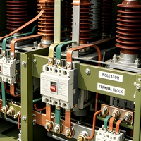 Poste de transformateur industriel préfabriqué en acier intégré Zhong'an Electric ZBW-12/0.4-1600, 12 kV haute tension, pour installation intérieure