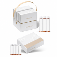   Boîte cadeau écologique blanche de qualité supérieure avec poignée, logo personnalisé, boîte de luxe pour capsules nutritionnelles, vitamines et protéines