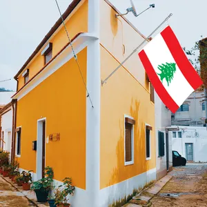 All'ingrosso 3 x5ft libanon bandiere 68D/100D poliestere personalizzare tutte le nazioni spedizione rapida fornitore di consegna veloce