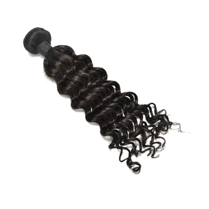 Europeo rizado azul extensiones de tejido de cabello virgen cutícula alineada pelo - Product Image 2