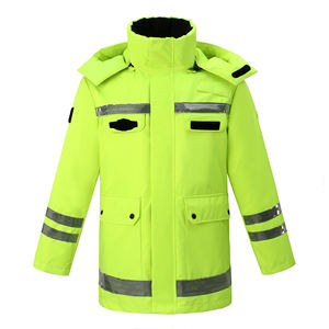 Veste de devoir réfléchissante haute visibilité pour filles Protection polyvalente chaude et confortable pour le travail de nuit Escort Caractéristique imperméable - Product Image 2