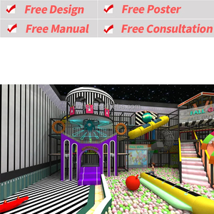 Aire de jeux intérieure de haute qualité pour enfants, équipement de jeux doux pour enfants, ensemble d'équipements de jeux doux intérieurs, aires de jeux interactives commerciales - Product Image 2