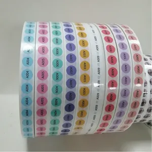 Small Quantity Custom Cosmetics Small Tiny Round Lipgloss Name & Color Number Sticker Label Lipstick