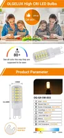 Ampoule LED G9 style fleur populaire et très vendue, 5W 650LM AC120V, pour éclairage intérieur, type maïs, du fabricant