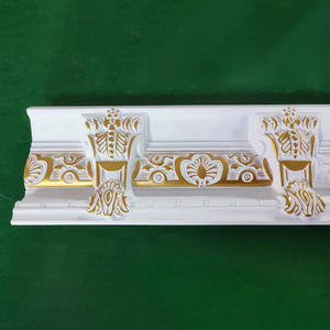 Moldura Decorativa <span class=keywords><strong>de</strong></span> Techo <span class=keywords><strong>de</strong></span> Poliuretano Estilo Europeo, Color Blanco, <span class=keywords><strong>para</strong></span> Decoración <span class=keywords><strong>de</strong></span> Interiores <span class=keywords><strong>de</strong></span> Villas y Hoteles - Product Image 1
