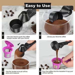 Cucchiaio dosatore scorrevole creativo e portatile per <span class=keywords><strong>caffè</strong></span>, design moderno e minimalista, in plastica, capacità 15ml per polvere di <span class=keywords><strong>caffè</strong></span> - Product Image 5