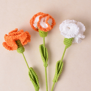 Flores Tejidas a Crochet Hechas a Mano, Ramo de Margaritas, Rosas, Tulipanes y Girasoles, Amigurumi, Flor de Punto, Fleur Tricotee - Product Image 2