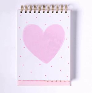 Factory Custom Mini <b>Journal</b> Loose-leaf Pocket Hardcover Spiral Notebook with Gift Option 12.5X22.5CM - Product Image 1