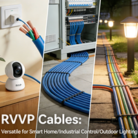 RVV-Kabel 4-adrig 1,5MM/2,5MM/4MM/6MM Flexibler Kupferleiter PVC-isoliert und -ummantelt Elektrisches Stromkabel