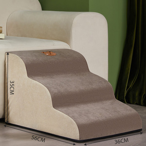 Muebles rectangulares para mascotas, cama de esponja gruesa con escalera, casa plegable para gatos y perros, otras jaulas para mascotas, casas, embalaje de cartón - Product Image 5