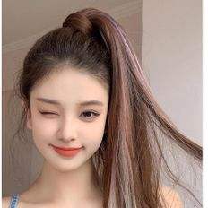 Pont Queue De Cheval Hairdo Tresse Unique Élégant Queues De Cheval Produit - Product Image 1