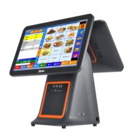 Machine de Caisse TPV Double Écran CY-95 15.6 de Haute Qualité avec Imprimante 58 mm 80 mm Wifi, TPV Économique pour Supermarché