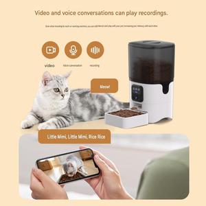 Distributeur automatique intelligent de nourriture pour chats et chiens, programmable avec caméra, de haute qualité, best-seller, vente en gros - Product Image 5