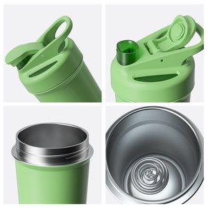 Tùy Chỉnh Xe Giữ Cốc Thân Thiện Với Cốc Với Xử Lý Rò Rỉ Bằng Chứng Nắp Và Rơm Cách Điện Cốc Cà Phê Thép Không Gỉ Du Lịch Cốc - Product Image 5