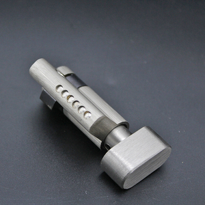 Serrure mécanique matériel en cuivre massif 45 mm demi-<span class=keywords><strong>coupe</strong></span> noyau de serrure cylindre de bouton en laiton pour serrure de <span class=keywords><strong>porte</strong></span> de Passage ignifuge - Product Image 4