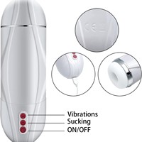 Sexspielzeug für Männer, Sex Toy Box für Männer, Freihändiges Masturbationsgerät, Leiser Leistungsstarker Saugender Masturbator für Männer
