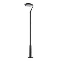 Lampe solaire LED DC 30W de haute qualité en aluminium pour plafond et poteau de jardin, avec capteurs de mouvement photosensibles, indice de protection IP65, télécommande, pour extérieur