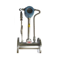 Cerdas Vortex Flowmeter Aliran Uap Gas Alam Nitrogen Biogas Udara Terkompresi Transfer Panas Minyak Cair Air Limbah