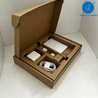 Boîte de présentation en carton imprimé pliable sur mesure, boîte en carton ondulé, étui pour avion