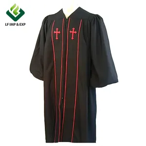 robe sacerdote Suppliers-Chiesa del commercio all'ingrosso uniforme di servizio sacerdote vestito/Coro vestito