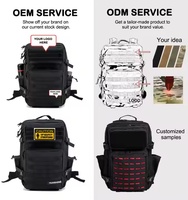 Sac à dos tactique de fitness et de crossfit vintage imperméable 45L 900D personnalisé avec fermeture éclair et sangles Molle – Qualité supérieure